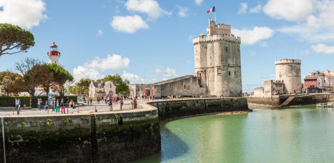 Charmant Cocon Iode Cosy Equipe, Baigne De Lumiere, Situe Au Coeur De La Rochelle A 1Min A Pied Du Marche Central Avec Tv Et Wifi ภายนอก รูปภาพ